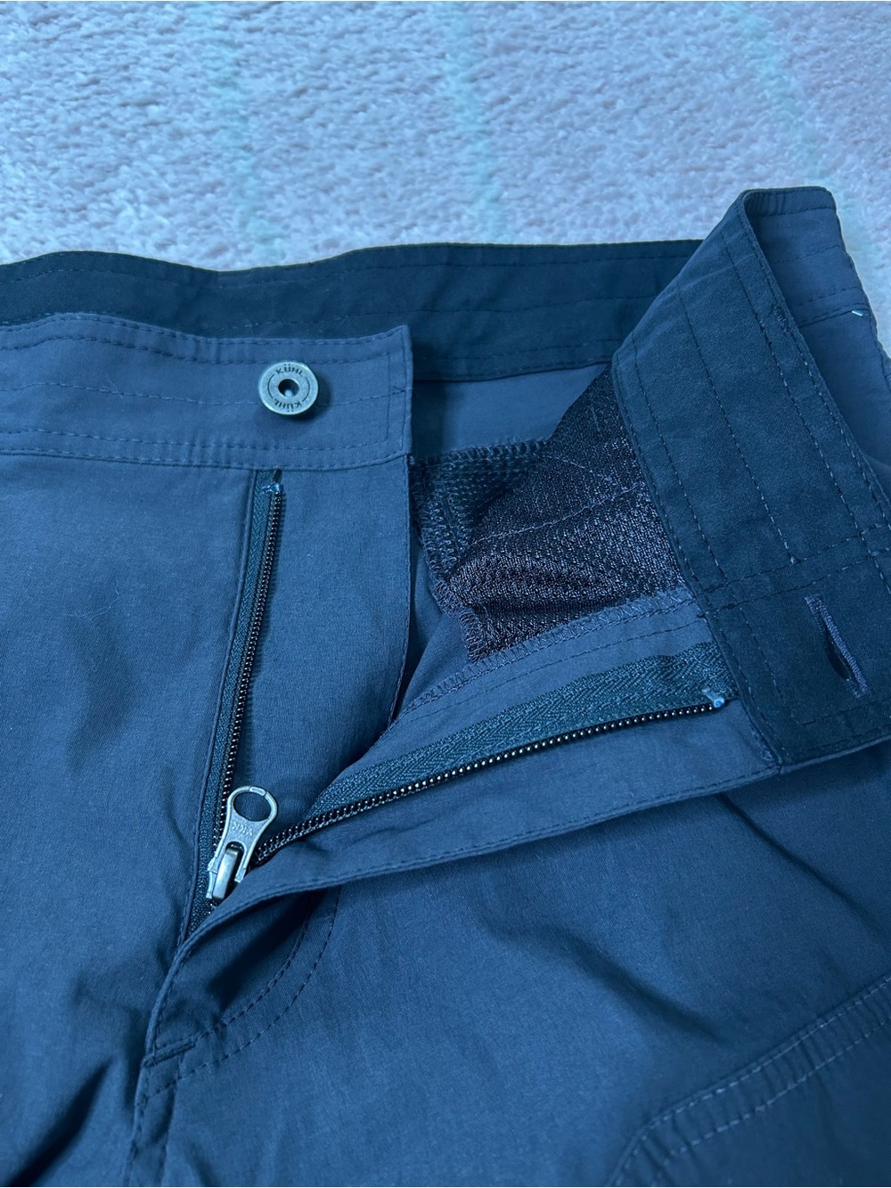 Kuhl Renegade Rock Pant Dark Gray Water Resistant Performance Pants Size 35x30 - Picture 7 of 13